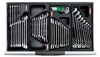 W/7-Drawer Tool Trolley - 305PCS Mechanics Tool Set (PRO-PLUS SERIES) GRAY
