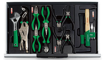 W/7-Drawer Tool Trolley - 305PCS Mechanics Tool Set (PRO-PLUS SERIES) GRAY