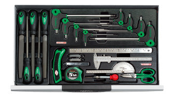 W/7-Drawer Tool Trolley - 305PCS Mechanics Tool Set (PRO-PLUS SERIES) GRAY