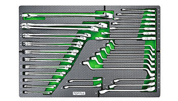W/7-Drawer Tool Trolley - 283PCS Mechanics Tool Set (PRO-PLUS SERIES) GRAY