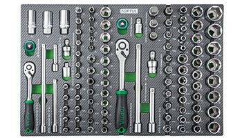 W/8-Drawer Tool Trolley - 448PCS  Mechanics Tool Set