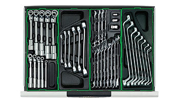 W/8-Drawer Tool Trolley - 383PCS Mechanics Tool Set (PRO-PLUS SERIES) GRAY