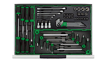 W/8-Drawer Tool Trolley - 383PCS Mechanics Tool Set (PRO-PLUS SERIES) GRAY