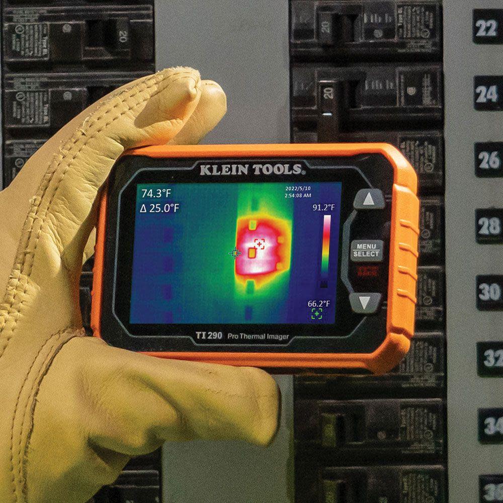 Klein Tools Rechargeable Pro Thermal Imaging Camera 76800 Pixels Wi Fi Data Transfer