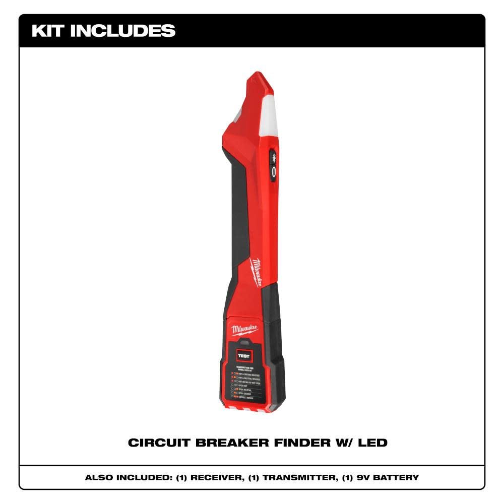 Milwaukee Circuit Breaker Finder with LED