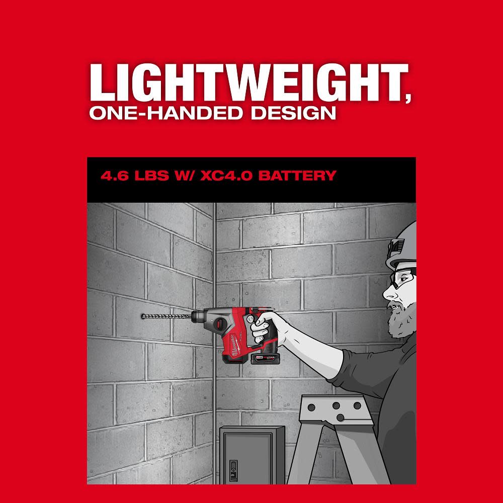 Milwaukee M12 FUEL 5/8 Inch SDS Plus Rotary Hammer (Bare Tool)