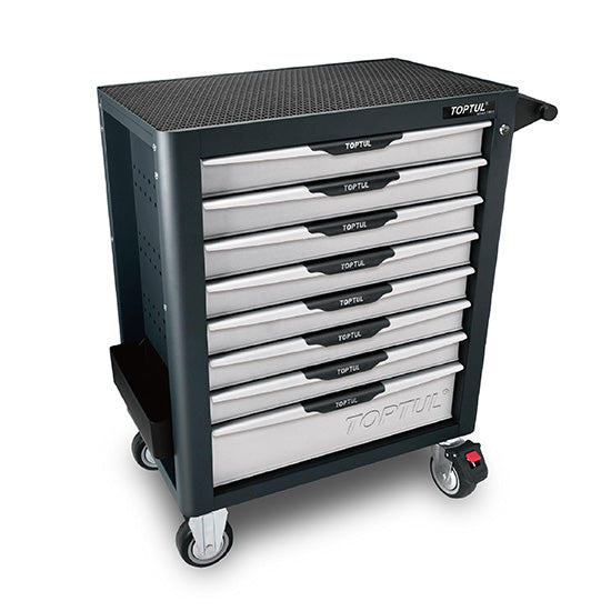 W/8-Drawer Tool Trolley - 383PCS Mechanics Tool Set (PRO-PLUS SERIES) GRAY