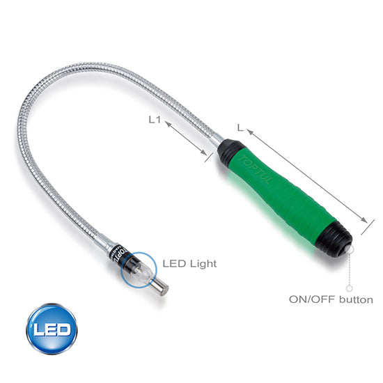 Magnetic Flexible Handle with LED Light